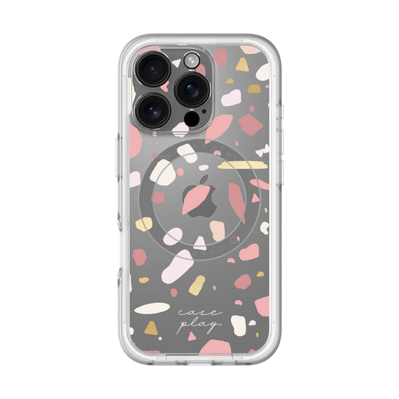 スリムプロテクションプレミアムケース with MagSafe［ Pink pieces ］