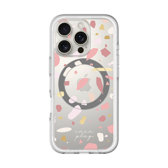 スリムプロテクションプレミアムケース with MagSafe［ Pink pieces ］
