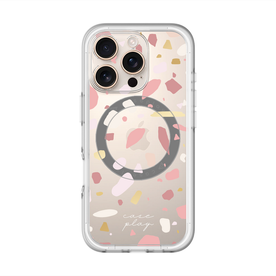 スリムプロテクションプレミアムケース with MagSafe［ Pink pieces ］