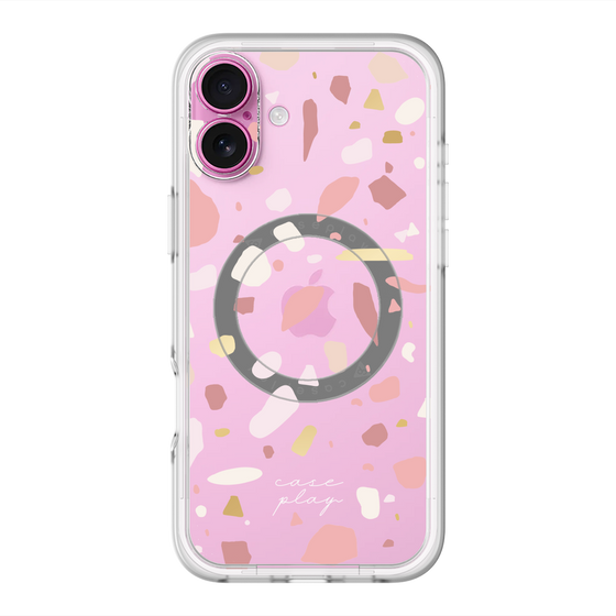 スリムプロテクションプレミアムケース with MagSafe［ Pink pieces ］