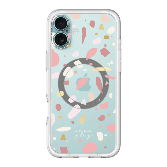 スリムプロテクションプレミアムケース with MagSafe［ Pink pieces ］