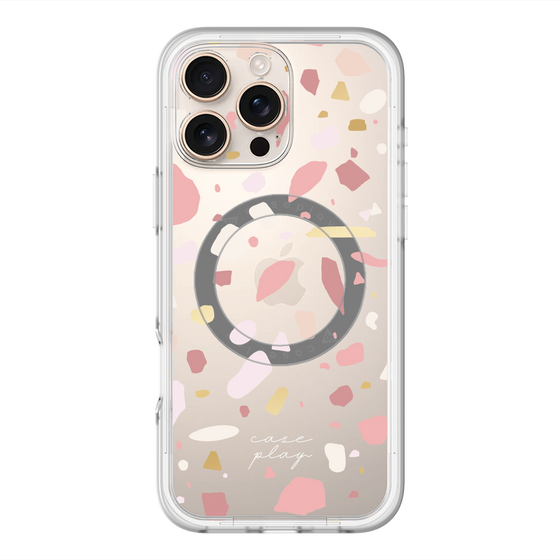 スリムプロテクションプレミアムケース with MagSafe［ Pink pieces ］