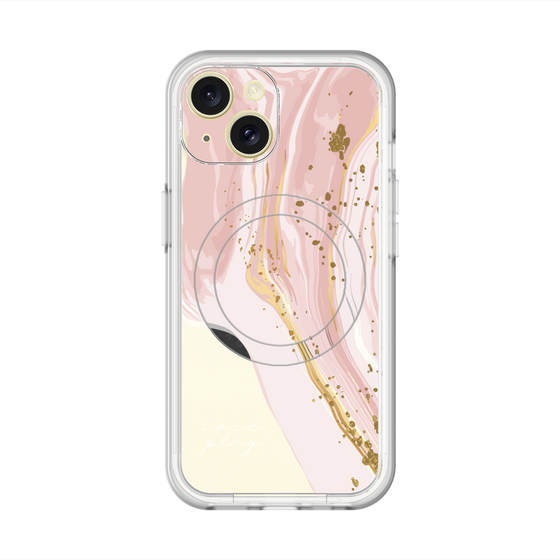 スリムプロテクションプレミアムケース with MagSafe［ Melting pink ］