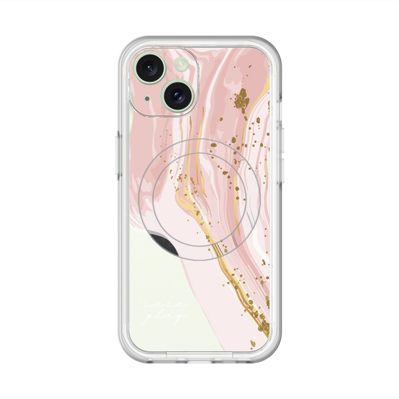 スリムプロテクションプレミアムケース with MagSafe［ Melting pink ］