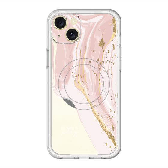 スリムプロテクションプレミアムケース with MagSafe［ Melting pink ］