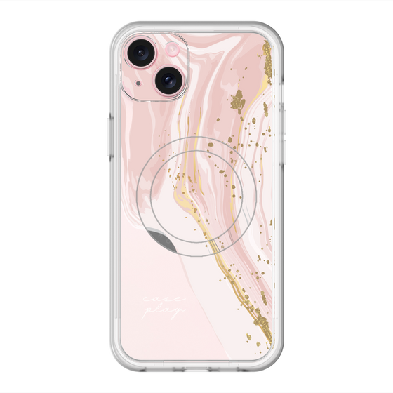 スリムプロテクションプレミアムケース with MagSafe［ Melting pink ］