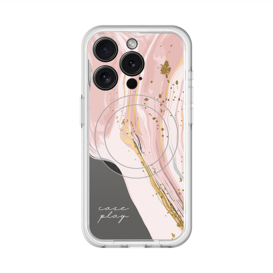 スリムプロテクションプレミアムケース with MagSafe［ Melting pink ］