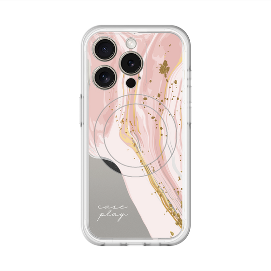 スリムプロテクションプレミアムケース with MagSafe［ Melting pink ］