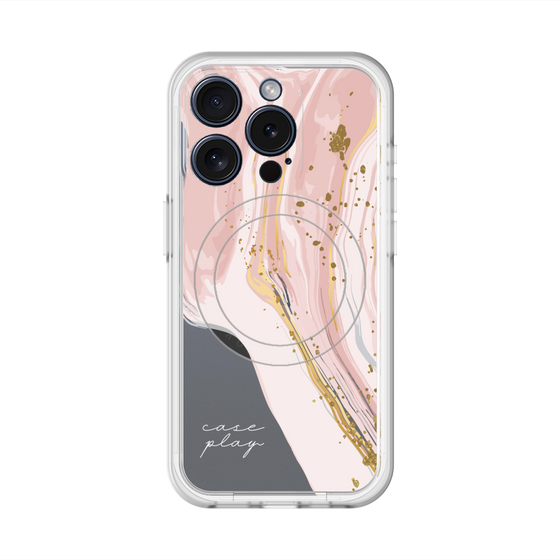 スリムプロテクションプレミアムケース with MagSafe［ Melting pink ］