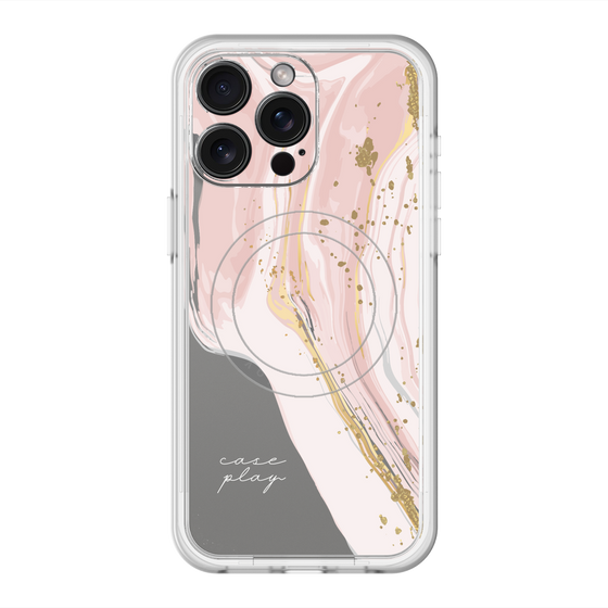 スリムプロテクションプレミアムケース with MagSafe［ Melting pink ］