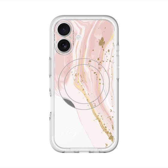 スリムプロテクションプレミアムケース with MagSafe［ Melting pink ］