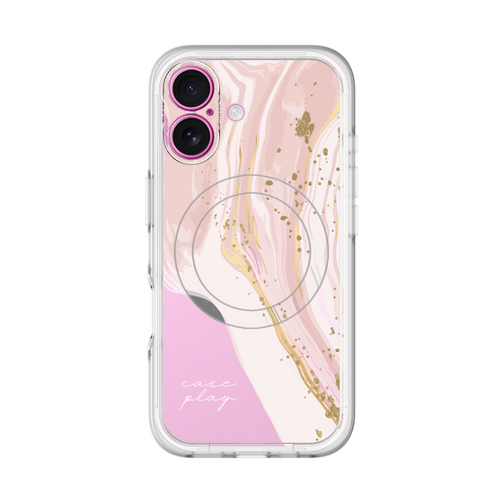 スリムプロテクションプレミアムケース with MagSafe［ Melting pink ］