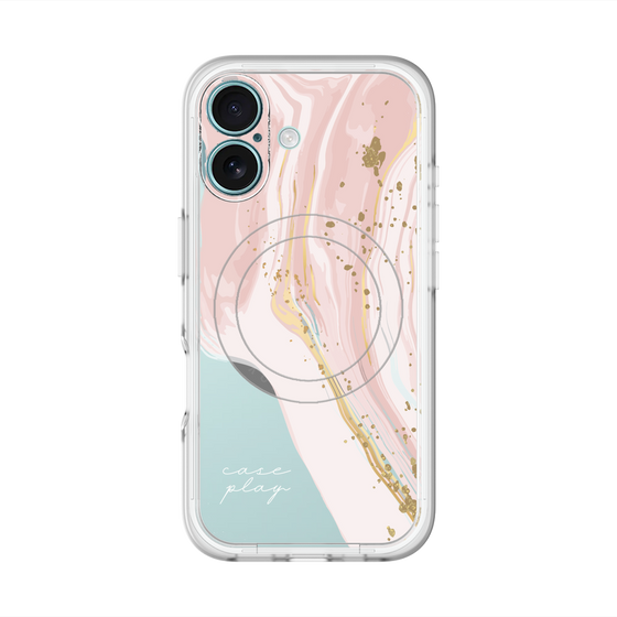 スリムプロテクションプレミアムケース with MagSafe［ Melting pink ］