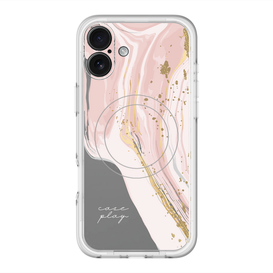スリムプロテクションプレミアムケース with MagSafe［ Melting pink ］