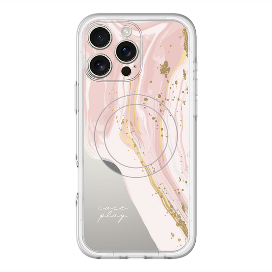 スリムプロテクションプレミアムケース with MagSafe［ Melting pink ］