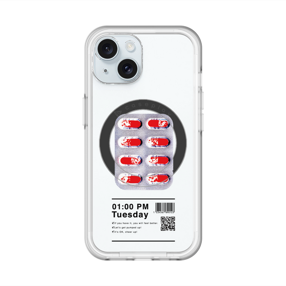 スリムプロテクションプレミアムケース with MagSafe［ 01:00 PM Tuesday ］