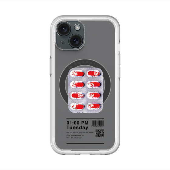 スリムプロテクションプレミアムケース with MagSafe［ 01:00 PM Tuesday ］
