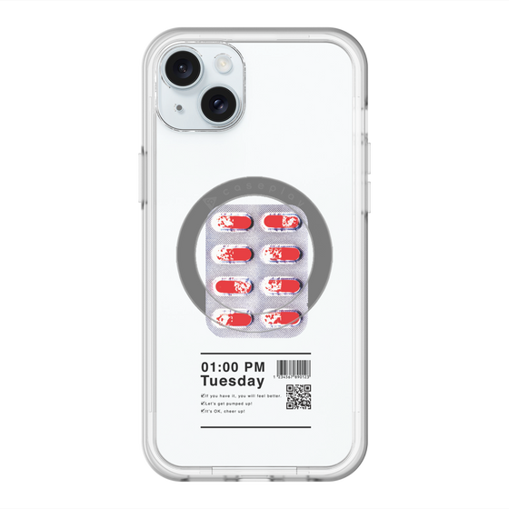スリムプロテクションプレミアムケース with MagSafe［ 01:00 PM Tuesday ］