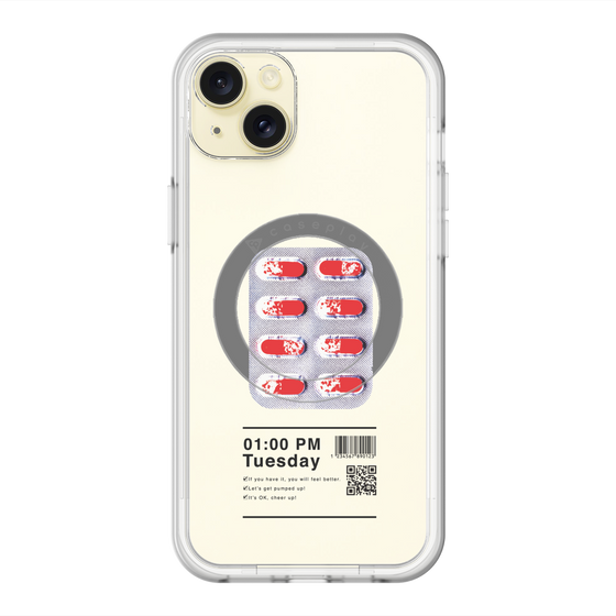 スリムプロテクションプレミアムケース with MagSafe［ 01:00 PM Tuesday ］