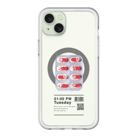 スリムプロテクションプレミアムケース with MagSafe［ 01:00 PM Tuesday ］