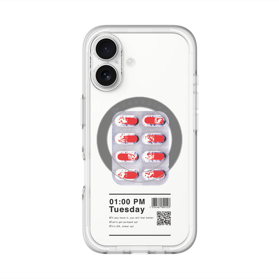 スリムプロテクションプレミアムケース with MagSafe［ 01:00 PM Tuesday ］