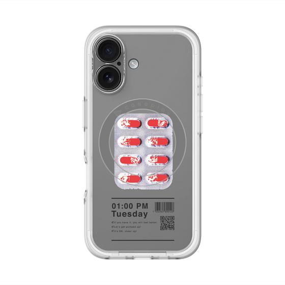 スリムプロテクションプレミアムケース with MagSafe［ 01:00 PM Tuesday ］