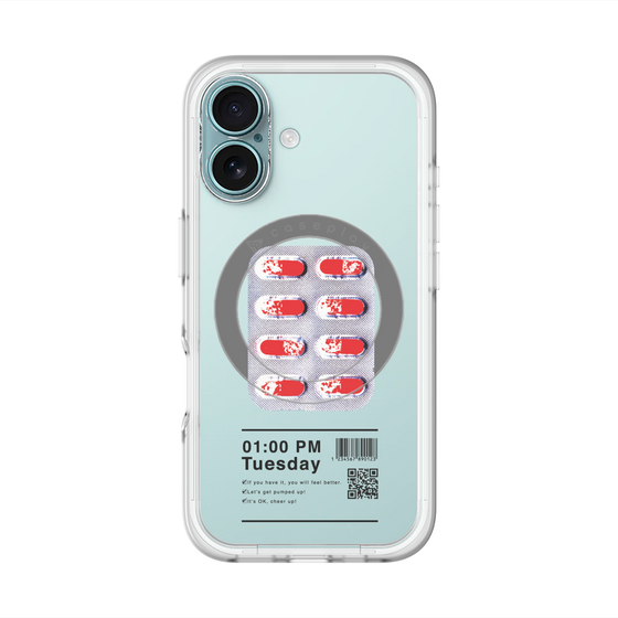 スリムプロテクションプレミアムケース with MagSafe［ 01:00 PM Tuesday ］