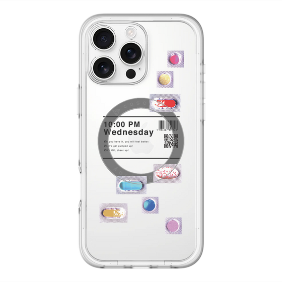 スリムプロテクションプレミアムケース with MagSafe［ 10:00 PM Wednesday ］