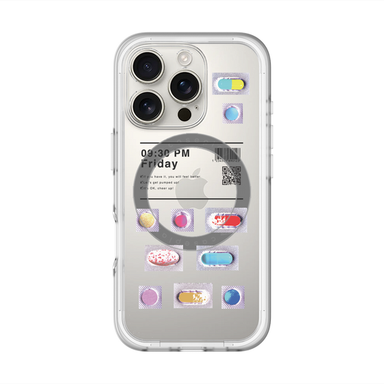 スリムプロテクションプレミアムケース with MagSafe［ 09:30 PM Friday ］