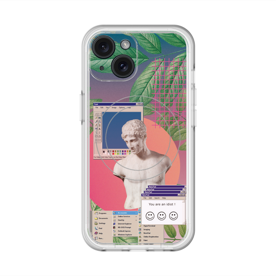 スリムプロテクションプレミアムケース with MagSafe［ vapor wave ］