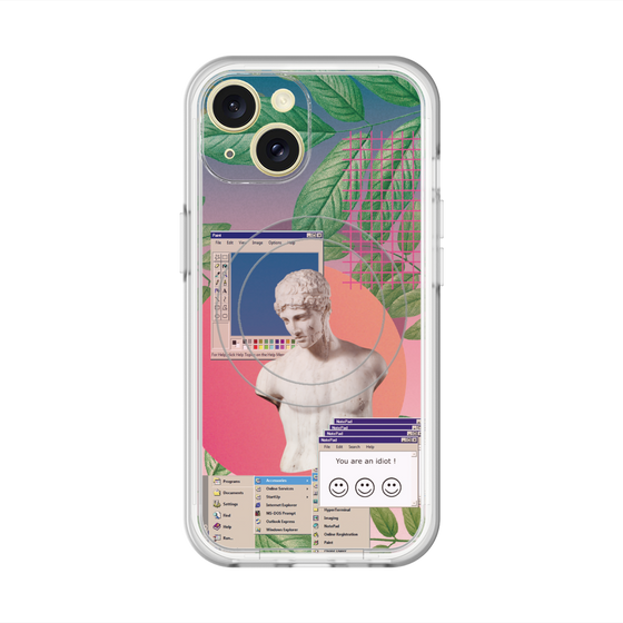 スリムプロテクションプレミアムケース with MagSafe［ vapor wave ］