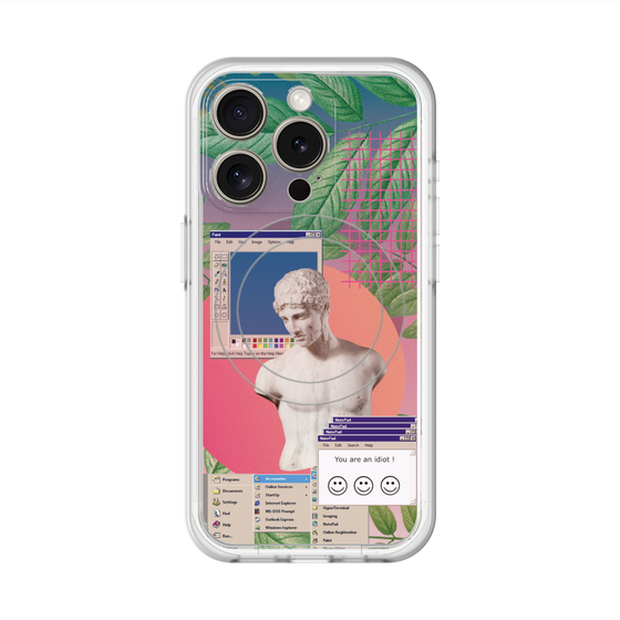 スリムプロテクションプレミアムケース with MagSafe［ vapor wave ］