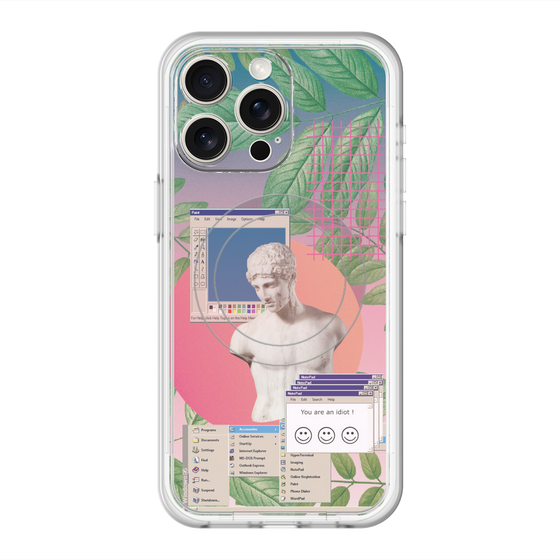 スリムプロテクションプレミアムケース with MagSafe［ vapor wave ］
