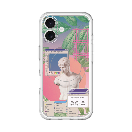 スリムプロテクションプレミアムケース with MagSafe［ vapor wave ］