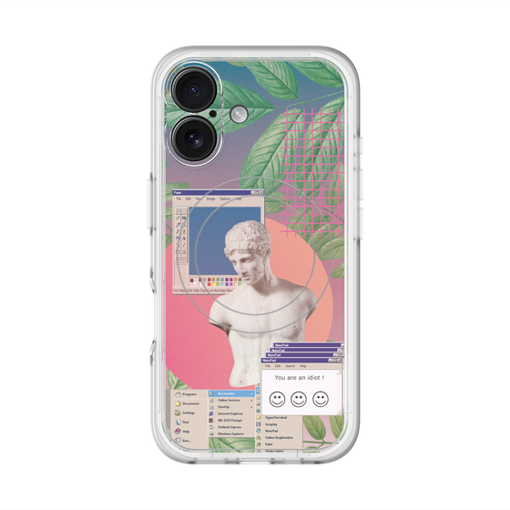 スリムプロテクションプレミアムケース with MagSafe［ vapor wave ］