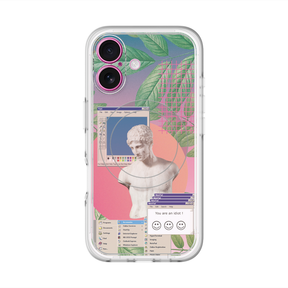 スリムプロテクションプレミアムケース with MagSafe［ vapor wave ］
