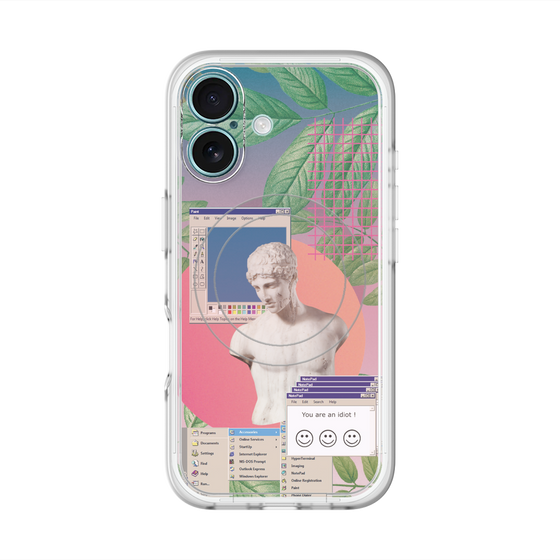 スリムプロテクションプレミアムケース with MagSafe［ vapor wave ］