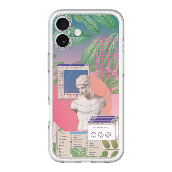 スリムプロテクションプレミアムケース with MagSafe［ vapor wave ］