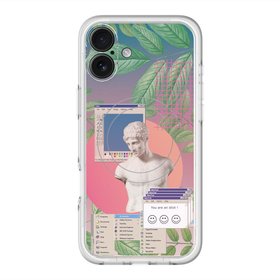 スリムプロテクションプレミアムケース with MagSafe［ vapor wave ］