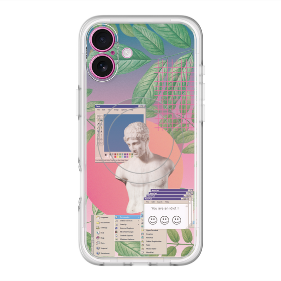 スリムプロテクションプレミアムケース with MagSafe［ vapor wave ］