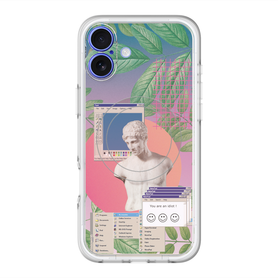 スリムプロテクションプレミアムケース with MagSafe［ vapor wave ］
