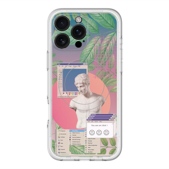 スリムプロテクションプレミアムケース with MagSafe［ vapor wave ］