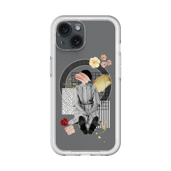スリムプロテクションプレミアムケース with MagSafe［ Spring Picnic with Flowers ］
