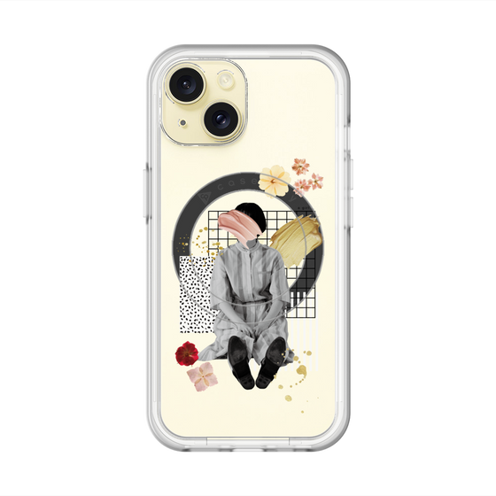 スリムプロテクションプレミアムケース with MagSafe［ Spring Picnic with Flowers ］