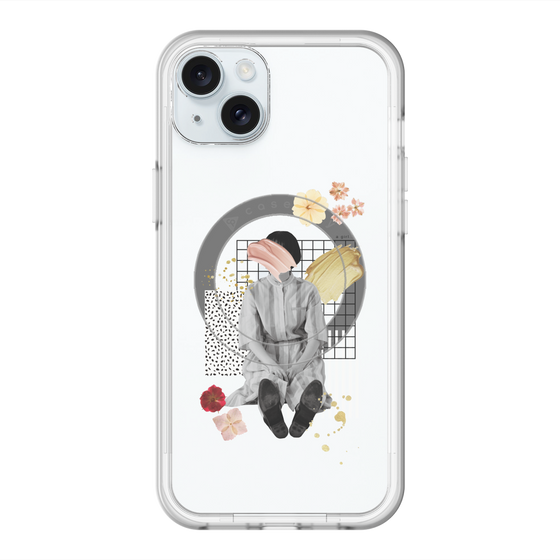 スリムプロテクションプレミアムケース with MagSafe［ Spring Picnic with Flowers ］