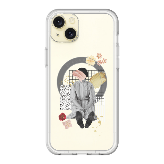 スリムプロテクションプレミアムケース with MagSafe［ Spring Picnic with Flowers ］