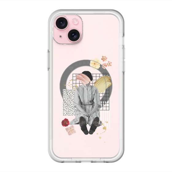 スリムプロテクションプレミアムケース with MagSafe［ Spring Picnic with Flowers ］