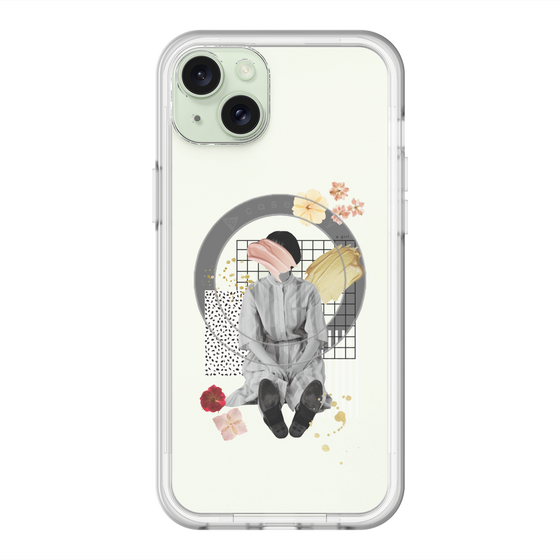 スリムプロテクションプレミアムケース with MagSafe［ Spring Picnic with Flowers ］
