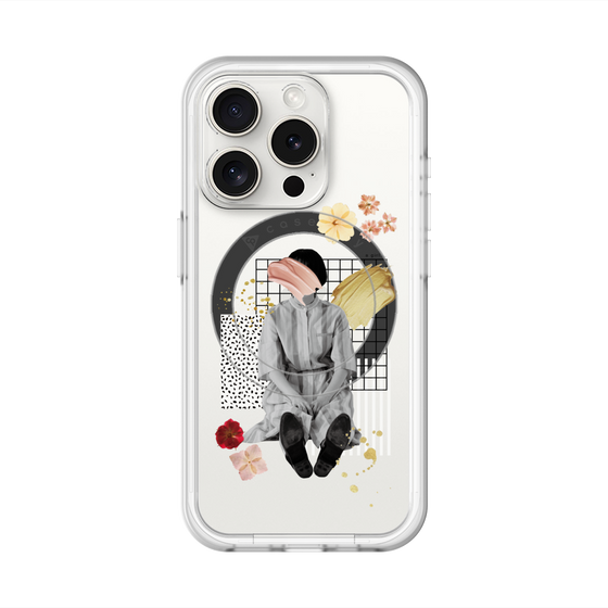 スリムプロテクションプレミアムケース with MagSafe［ Spring Picnic with Flowers ］
