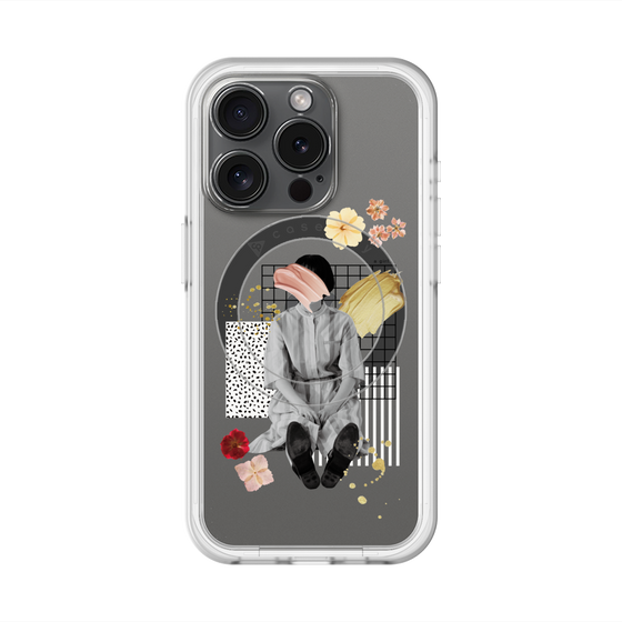 スリムプロテクションプレミアムケース with MagSafe［ Spring Picnic with Flowers ］